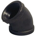 2 Black 45° Elbow